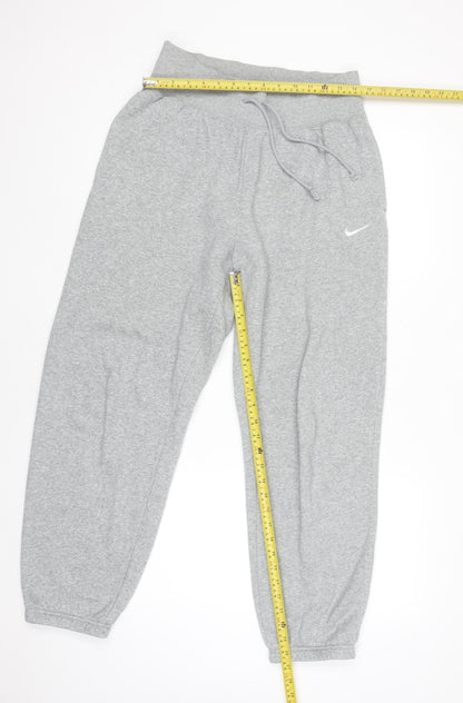 Nike Men's Grey Small Sweatpants Jogger Trousers Cotton Blend