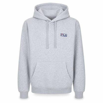 Fila Men’s Grey Pullover Hoodie Small Regular Fit Fleece
