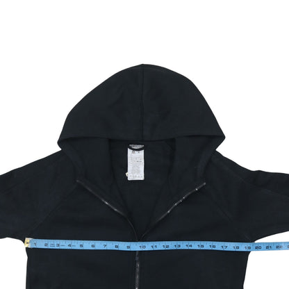 Reebok Women Black Full Zip Hoodie Size M Speedwick Training Top