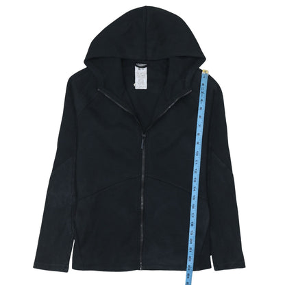 Reebok Women Black Full Zip Hoodie Size M Speedwick Training Top