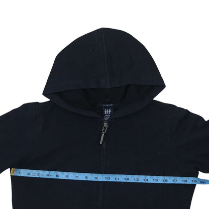 GAP Womens Black XS Full Zip Hoodie Stretch Cotton Blend