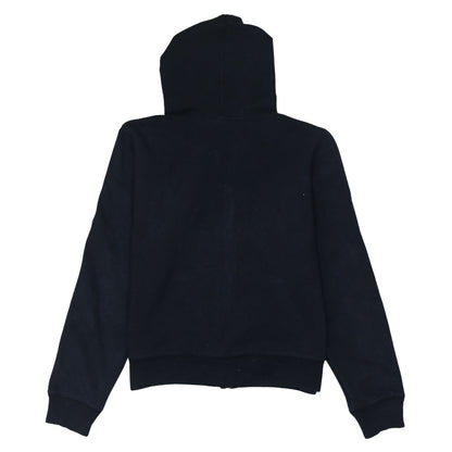 GAP Womens Black XS Full Zip Hoodie Stretch Cotton Blend