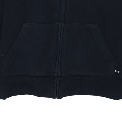 GAP Womens Black XS Full Zip Hoodie Stretch Cotton Blend