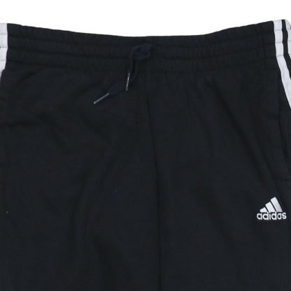 Adidas Womens Black Jogger Sweatpants Size 12-14 Elastic Waist