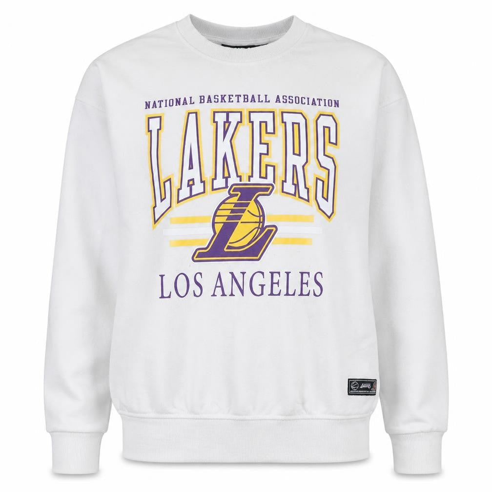 Primark NBA Los Angeles Lakers White Sweatshirt XS Women's Casual Pullover