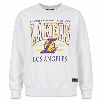 Primark NBA Los Angeles Lakers White Sweatshirt XS Women's Casual Pullover