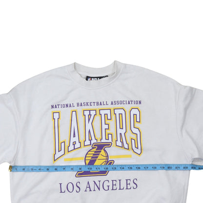 Primark NBA Los Angeles Lakers White Sweatshirt XS Women's Casual Pullover