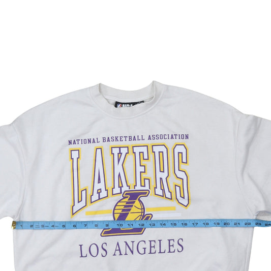 Primark NBA Los Angeles Lakers White Sweatshirt XS Women's Casual Pullover