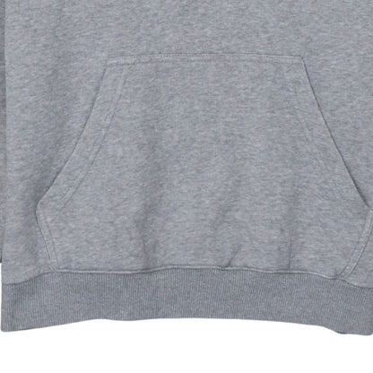 Adidas Men's Grey Pullover Hoodie Small Logo Sportswear