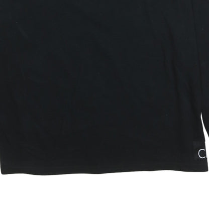 Calvin Klein Men's Black Cotton Long Sleeve Pyjama Top L