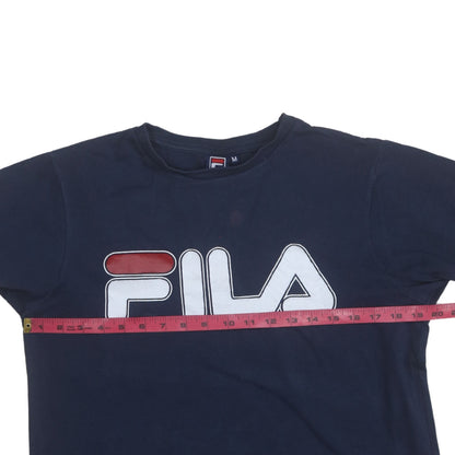 Fila Women's Blue Short Sleeve Cotton T-Shirt M