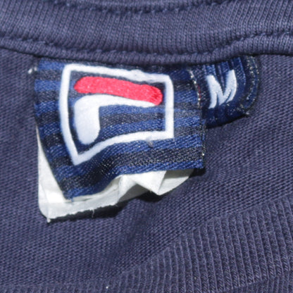 Fila Women's Blue Short Sleeve Cotton T-Shirt M