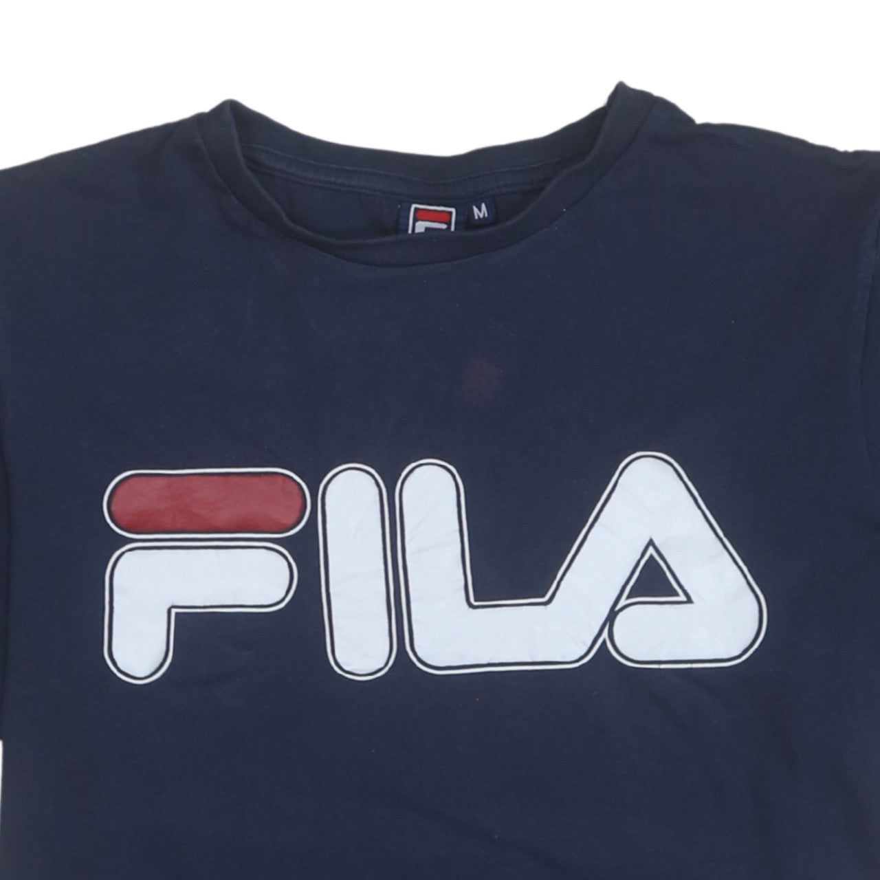 Fila Women's Blue Short Sleeve Cotton T-Shirt M