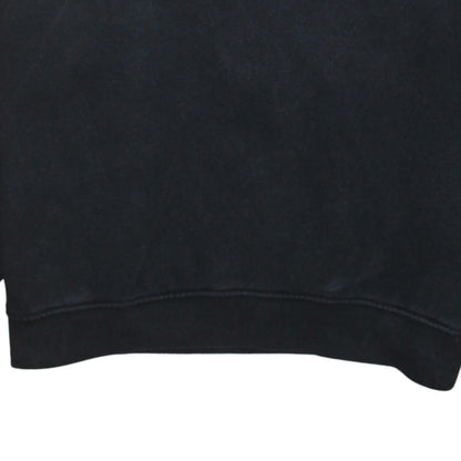 Adidas Womens Black Crew Neck Long Sleeve Pullover Sweatshirt UK 12