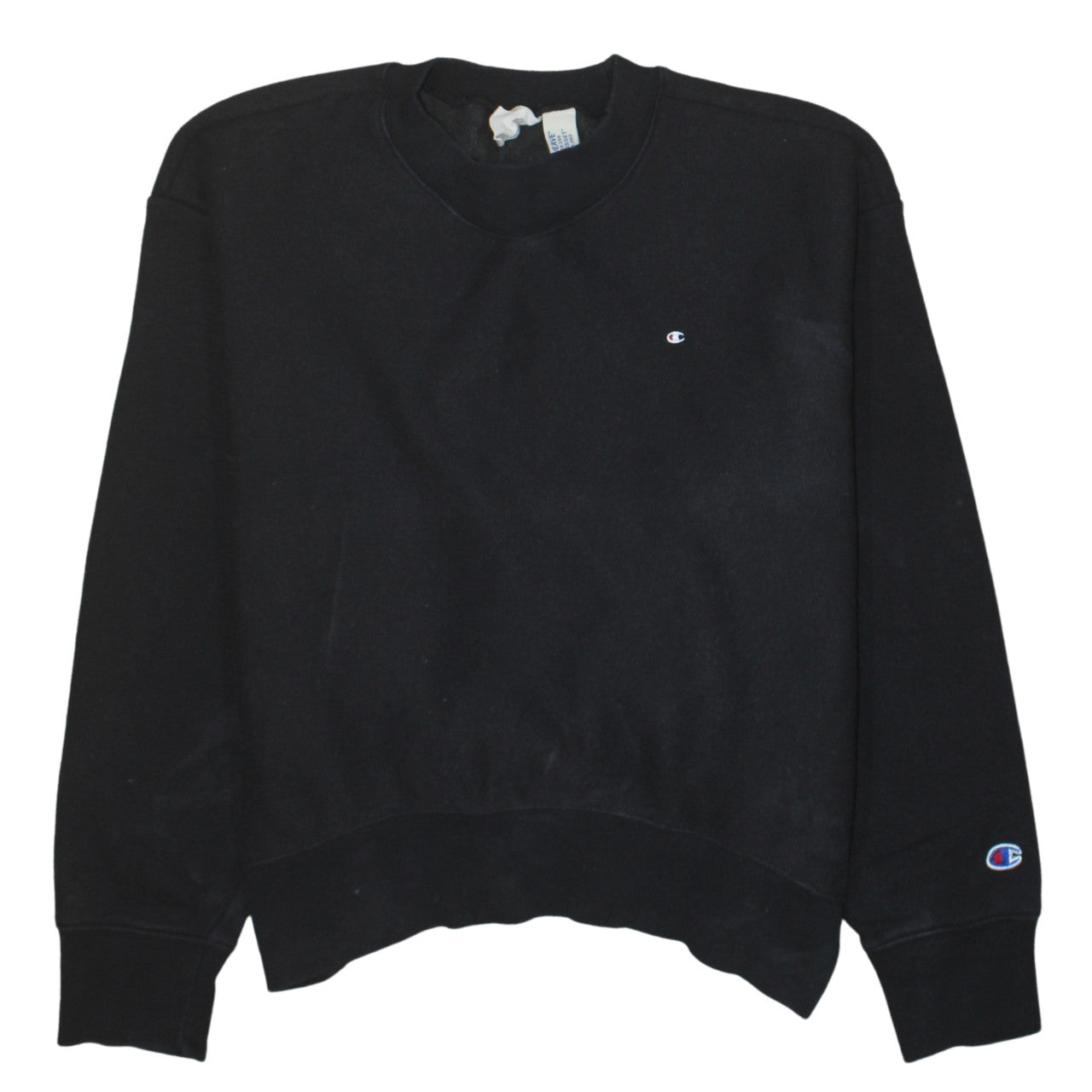 Champion Women's Black Medium Reverse Weave Sweatshirt