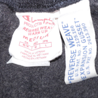 Champion Women's Black Medium Reverse Weave Sweatshirt