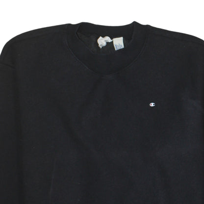 Champion Women's Black Medium Reverse Weave Sweatshirt