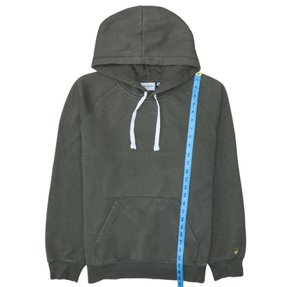 Carhartt Men's Green Pullover Hoodie M Fleece Cotton Blend