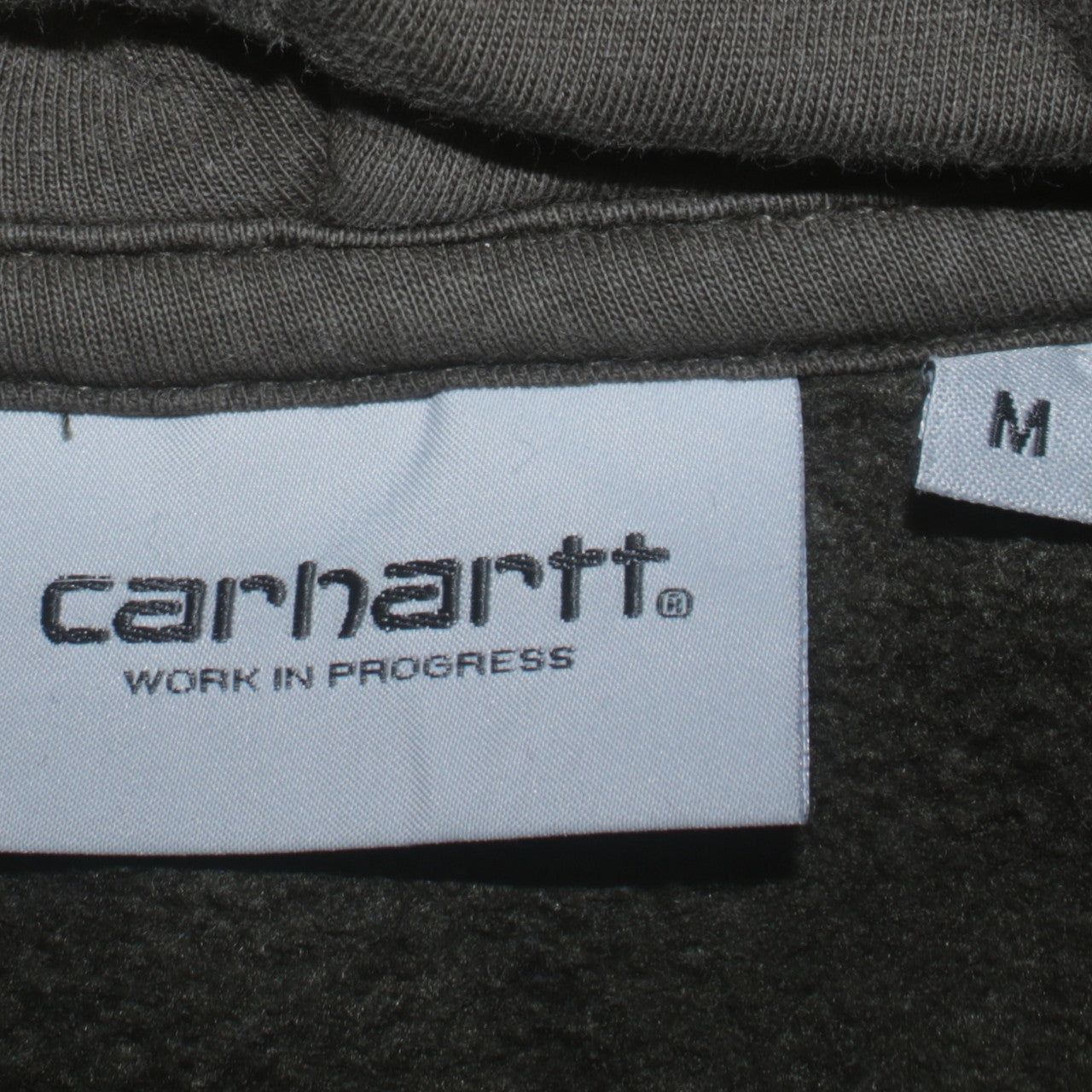 Carhartt Men's Green Pullover Hoodie M Fleece Cotton Blend