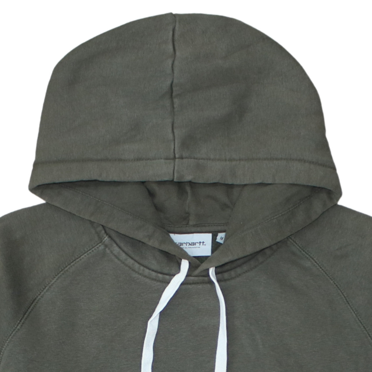 Carhartt Men's Green Pullover Hoodie M Fleece Cotton Blend