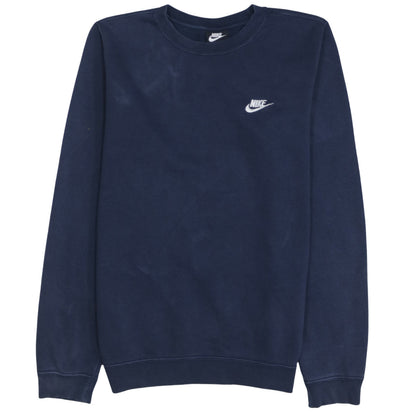 Nike Men's Blue Crew Neck Pullover Sweatshirt Size S