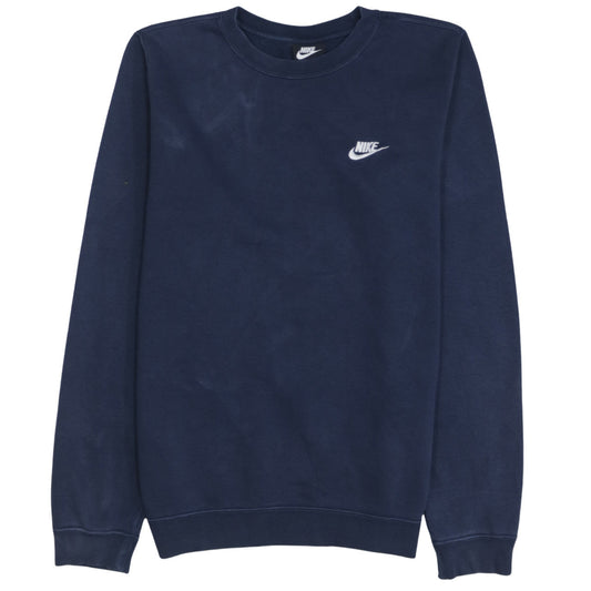 Nike Men's Blue Crew Neck Pullover Sweatshirt Size S