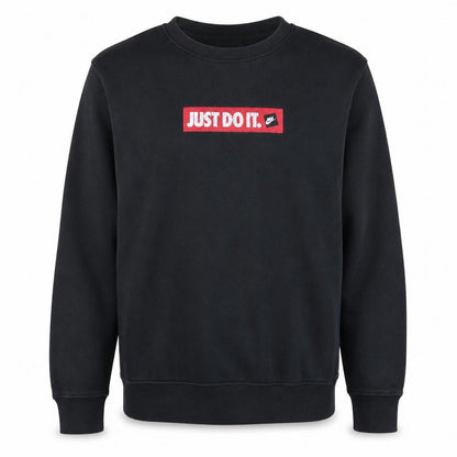 Nike Men's Black 'Just Do It' Pullover Sweatshirt Size S