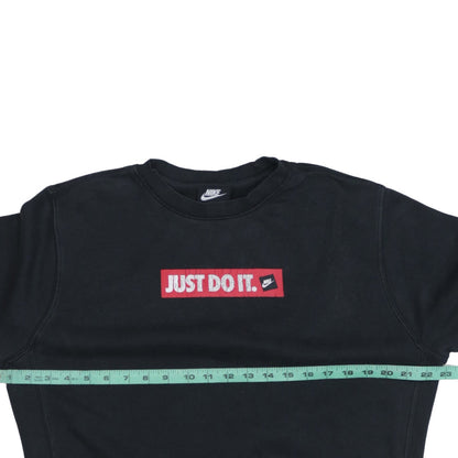 Nike Men's Black 'Just Do It' Pullover Sweatshirt Size S