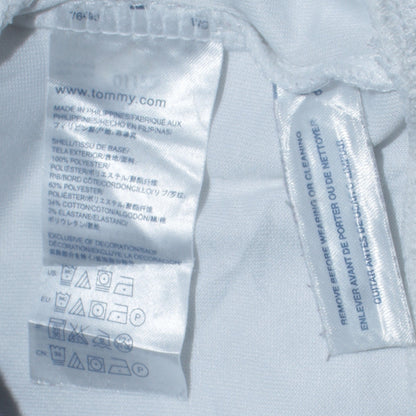 Tommy Hilfiger Boys White Blue Full Zip Sweatshirt Size 12-14 Years