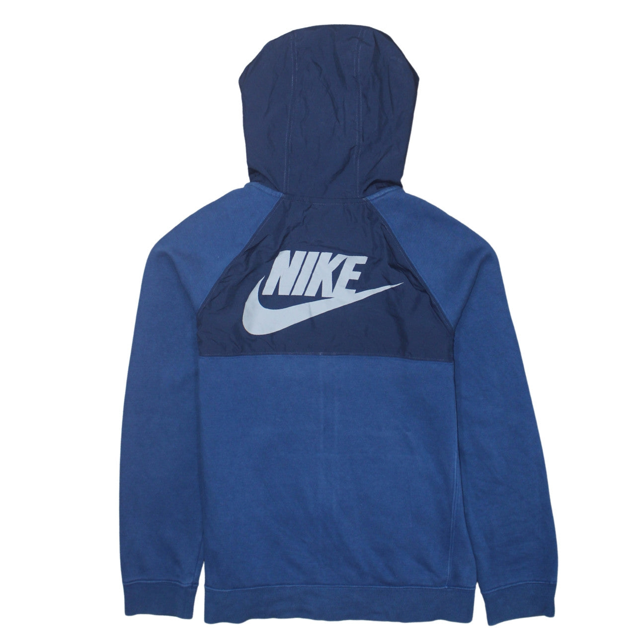 Nike Boys Blue Full Zip Hoodie L 147-158cm Hooded Sweatshirt