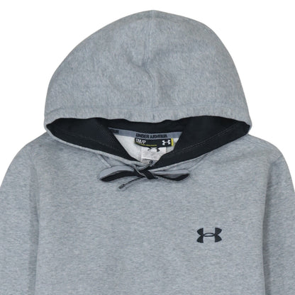 Under Armour Mens Grey Pullover Hoodie Size S Sports Fleece