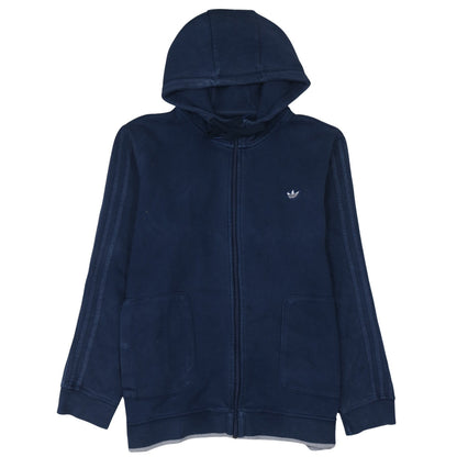 Adidas Men’s Blue Full Zip Hoodie XL Sports Fleece Jacket