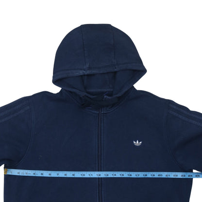 Adidas Men’s Blue Full Zip Hoodie XL Sports Fleece Jacket