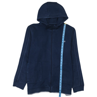 Adidas Men’s Blue Full Zip Hoodie XL Sports Fleece Jacket