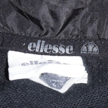 Ellesse Men’s Black Full Zip Hoodie Size L Regular Fit