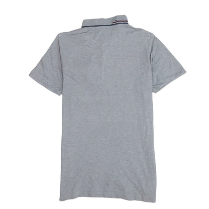 Hilfiger Denim Men's Grey Stand Collar Polo Shirt Size L