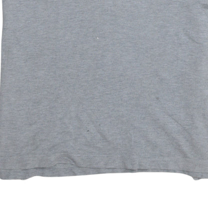 Hilfiger Denim Men's Grey Stand Collar Polo Shirt Size L