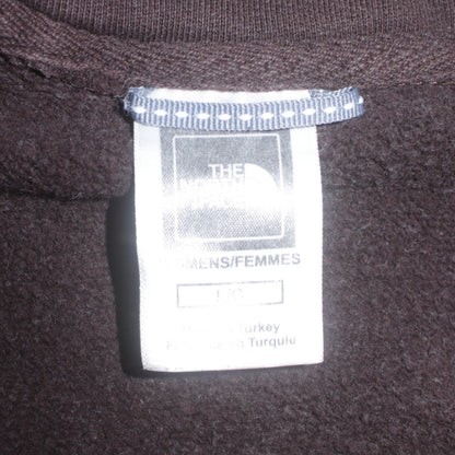The North Face Womens Brown Full Zip Hoodie Size L Cotton Blend