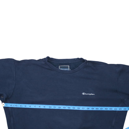 Champion Mens Blue XL Pullover Sweatshirt Crew Neck Fleece