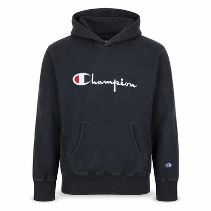 Champion Men’s Black Pullover Hoodie L Embroidered Logo Sportswear