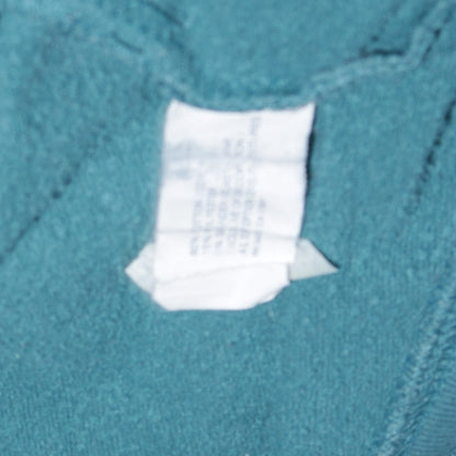 GAP Women Teal Blue Pullover Hoodie Logo Design Size M