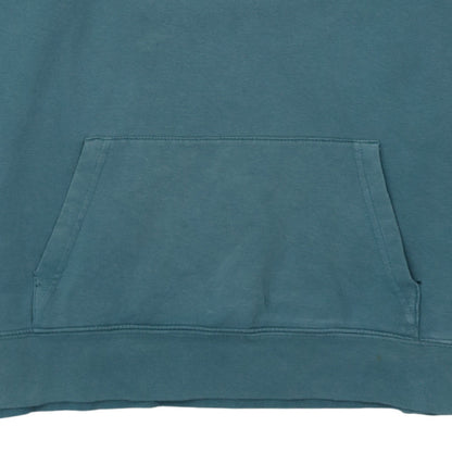 GAP Women Teal Blue Pullover Hoodie Logo Design Size M