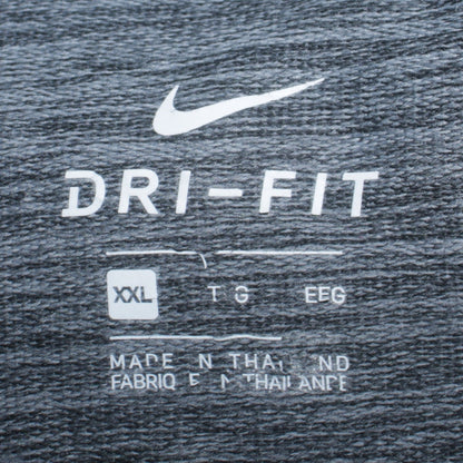 Nike Men's Blue Dri-Fit Sleeveless Hoodie 2XL Athletic Vest
