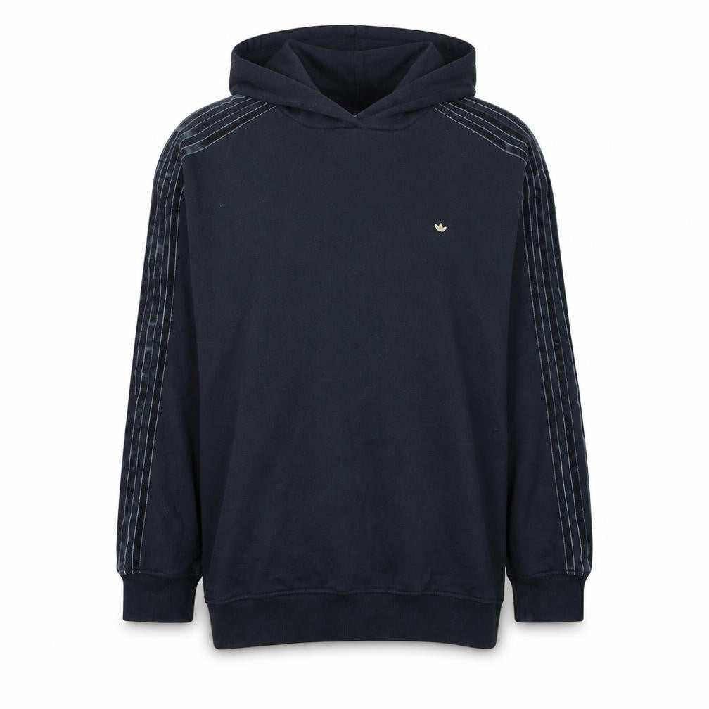 Adidas Women Black Size 16 Pullover Hoodie Cotton Blend