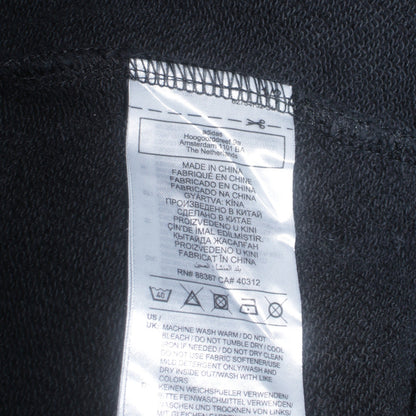 Adidas Women Black Size 16 Pullover Hoodie Cotton Blend