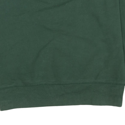 GAP Women Green Small Pullover Sweatshirt Crew Neck Cotton Casual
