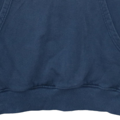 The North Face Men's Blue Pullover Hoodie Size L Cotton Fleece