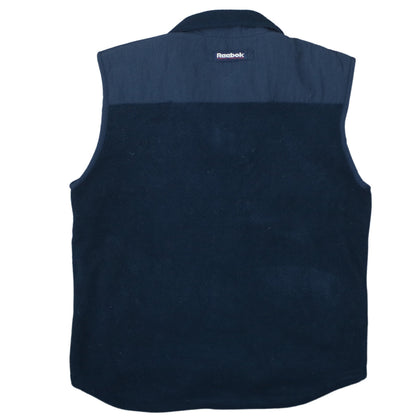Reebok Men's Black Fleece Bodywarmer Waistcoat Size S