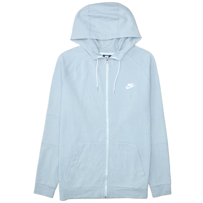Nike Men's Blue Full Zip Hoodie XL Lightweight Sportswear