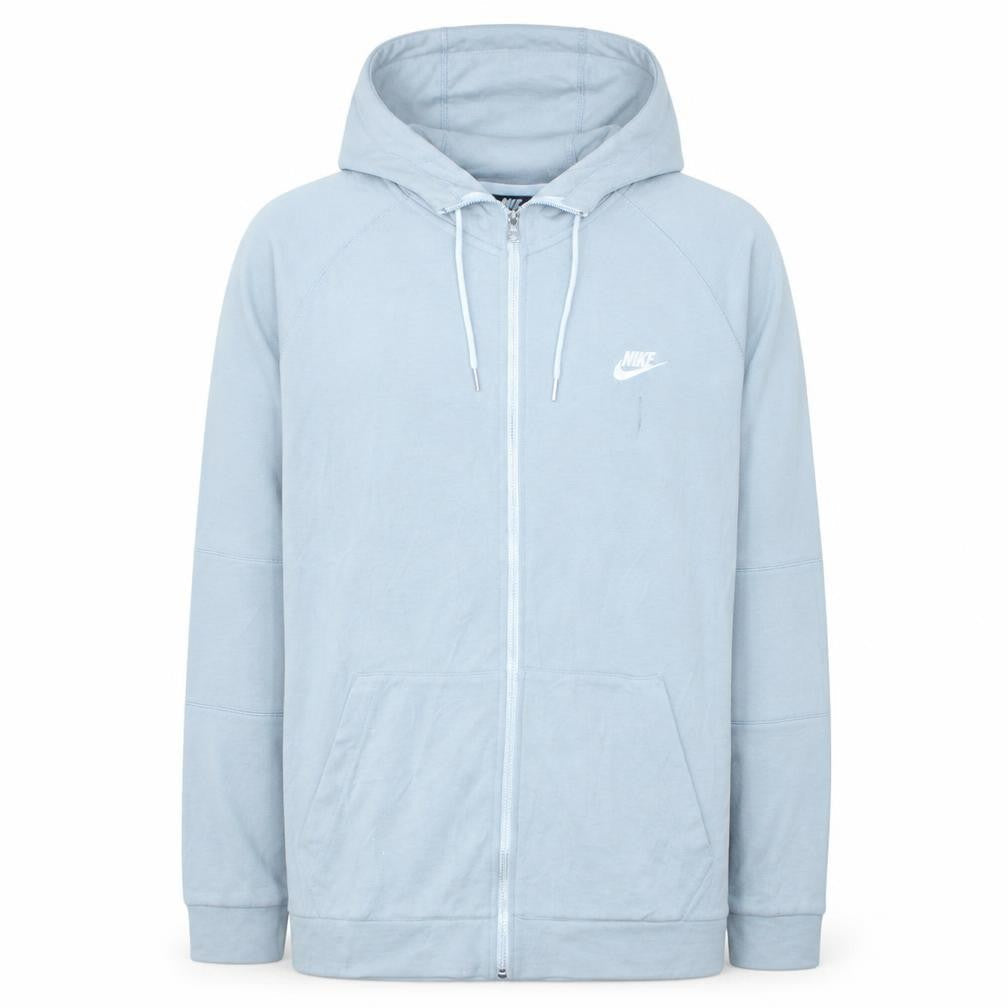 Nike Men's Blue Full Zip Hoodie XL Lightweight Sportswear